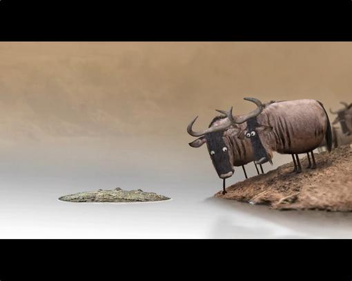 Смешной и глубоко философский мультфильм - Антилопа гну
