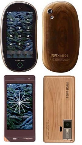 NTT DoCoMo создала прототип деревянного мобильного телефона