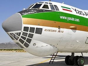 В киевском аэропорту получил повреждения иранский самолет Ил-76
