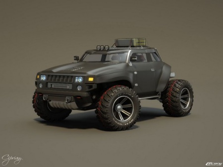 Hummer HB - концепт будущего