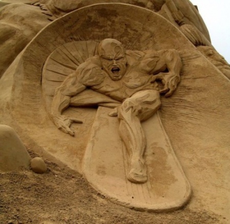 Скульптуры… из песка. ФОТО