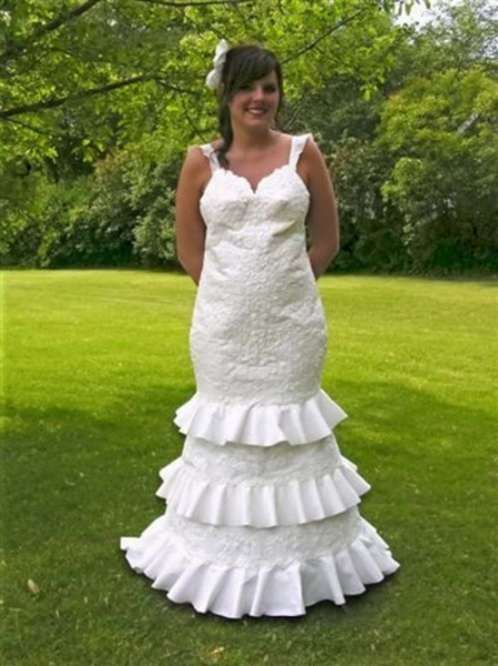 Уникальные свадебные платья (27 фото)