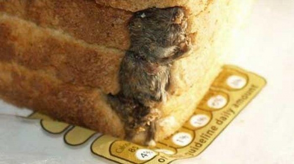 В хлебе продали мертвую мышь… без хвоста (3 фото)