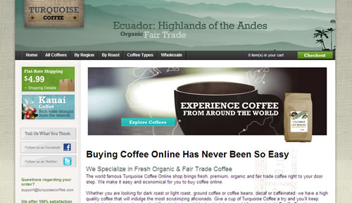 Подборка привлекательных веб-сайтов о кофе