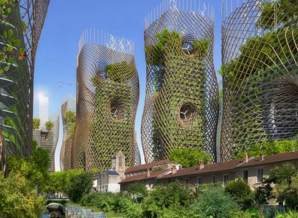 Vincent Callebaut видение Парижа как «Умный город» в 2050 году